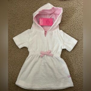 Ruffle Butts Terry cover-up with hood